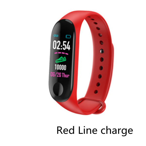 Compatible With  Smart Bracelet Heart Rate And Blood Pressure Exercise Meter Step Information Push Smart Reminder Color Bracelet