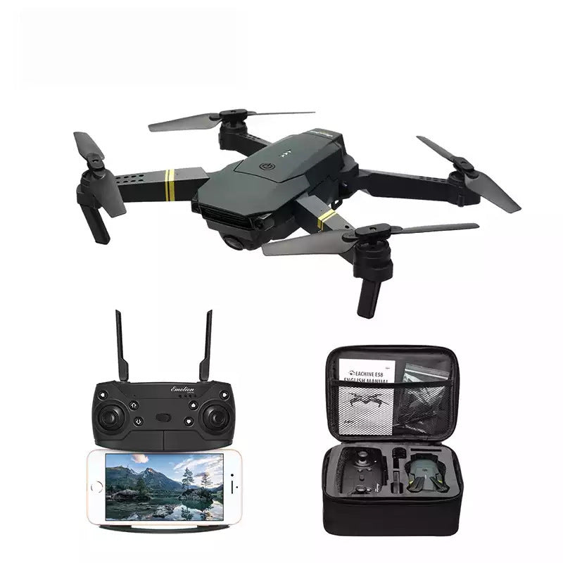 E58 Folding Aerial Drone – Portable Quadcopter with HD Camera