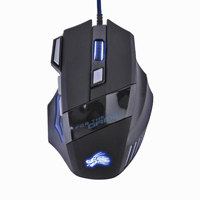 Wired Gaming Mouse  5500DPI RGB 7-Button Optical Mouse