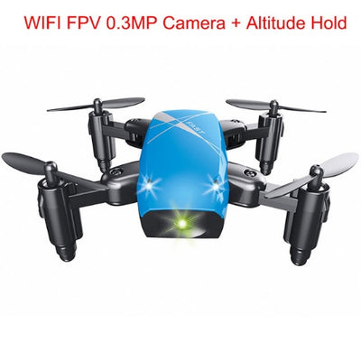 Micro Foldable RC Drone  Camera Quadcopter with WiFi Control