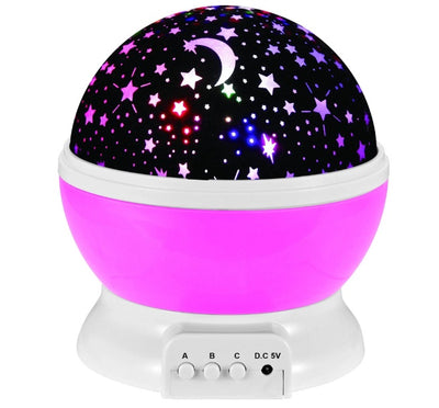 Rotate The Romantic Sky Projector  Starry Night Light Lamp