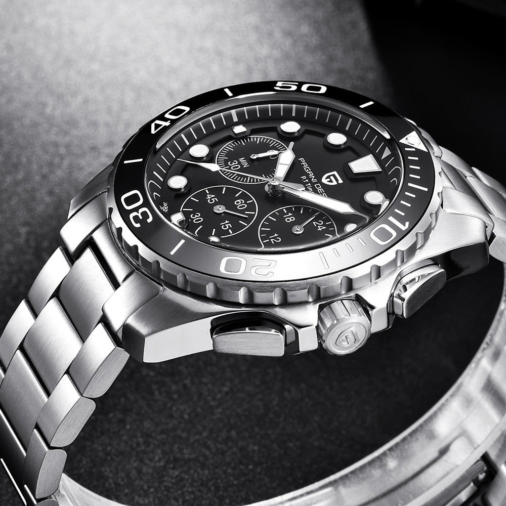 Quartz watch steel band are available here in all colours 