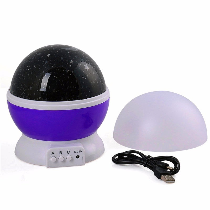 Rotate The Romantic Sky Projector  Starry Night Light Lamp