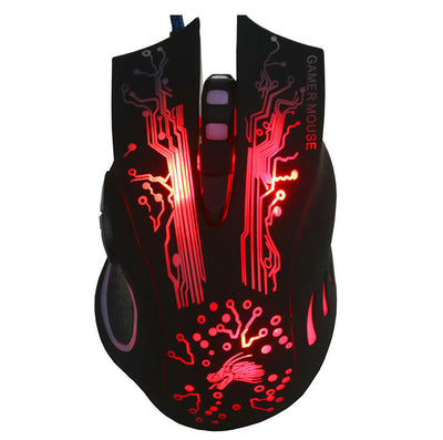 Wired Gaming Mouse  5500DPI RGB 7-Button Optical Mouse