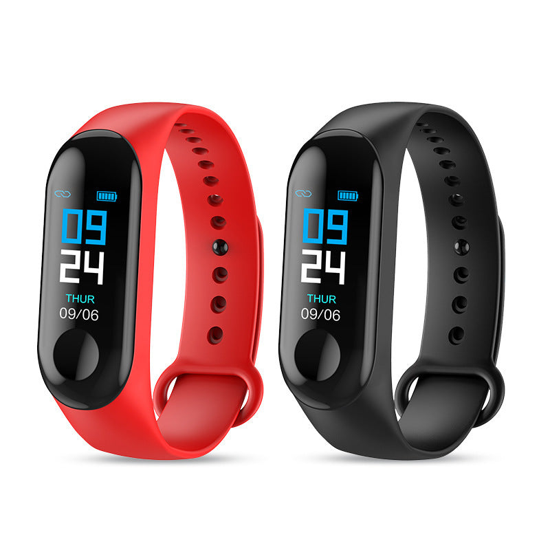 Compatible With  Smart Bracelet Heart Rate And Blood Pressure Exercise Meter Step Information Push Smart Reminder Color Bracelet