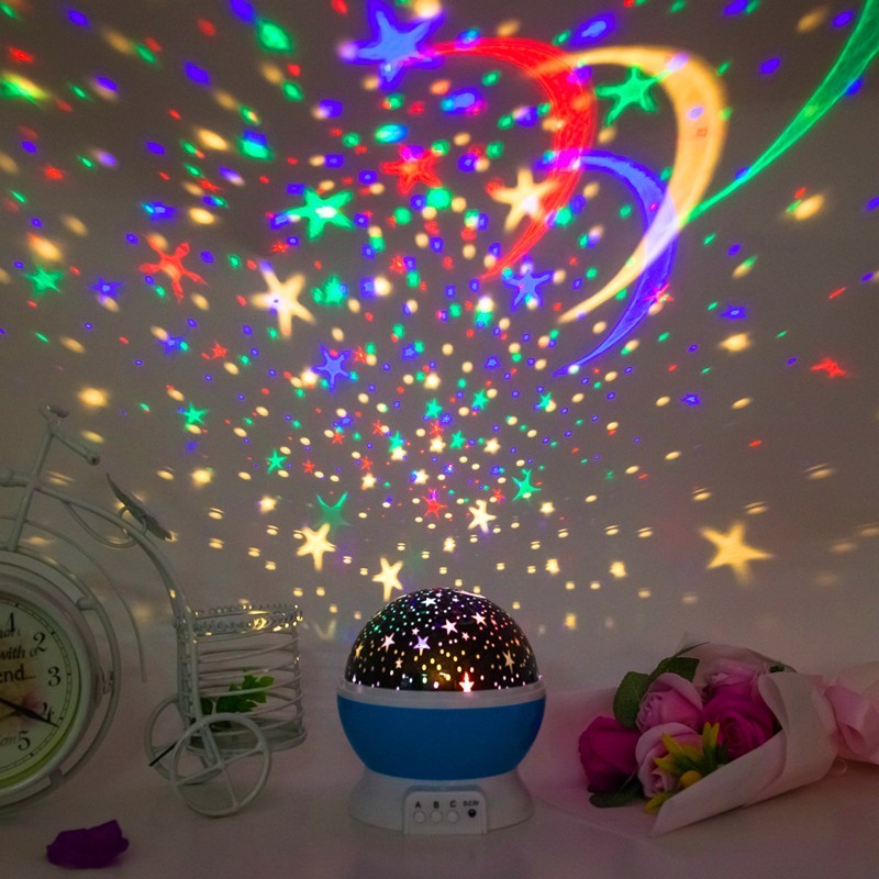 Rotate The Romantic Sky Projector  Starry Night Light Lamp