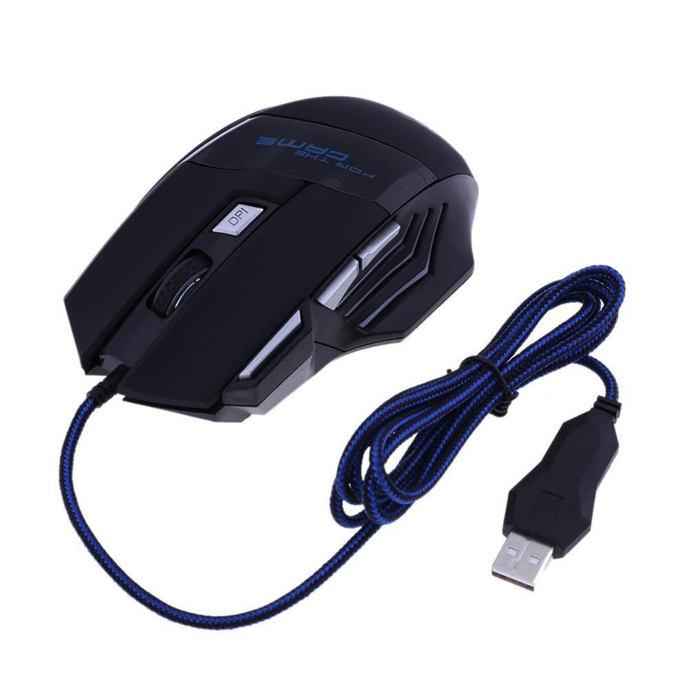 Wired Gaming Mouse  5500DPI RGB 7-Button Optical Mouse