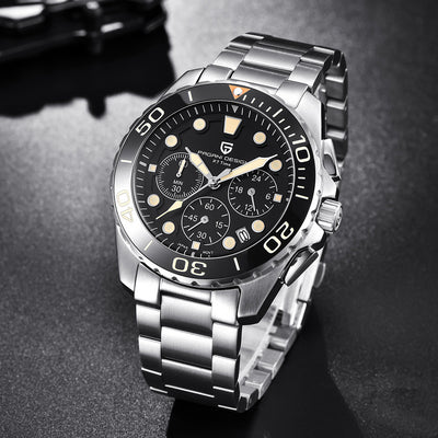 Quartz watch steel band are available here in all colours 