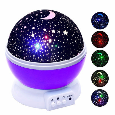 Rotate The Romantic Sky Projector  Starry Night Light Lamp