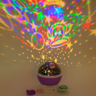 Rotate The Romantic Sky Projector  Starry Night Light Lamp
