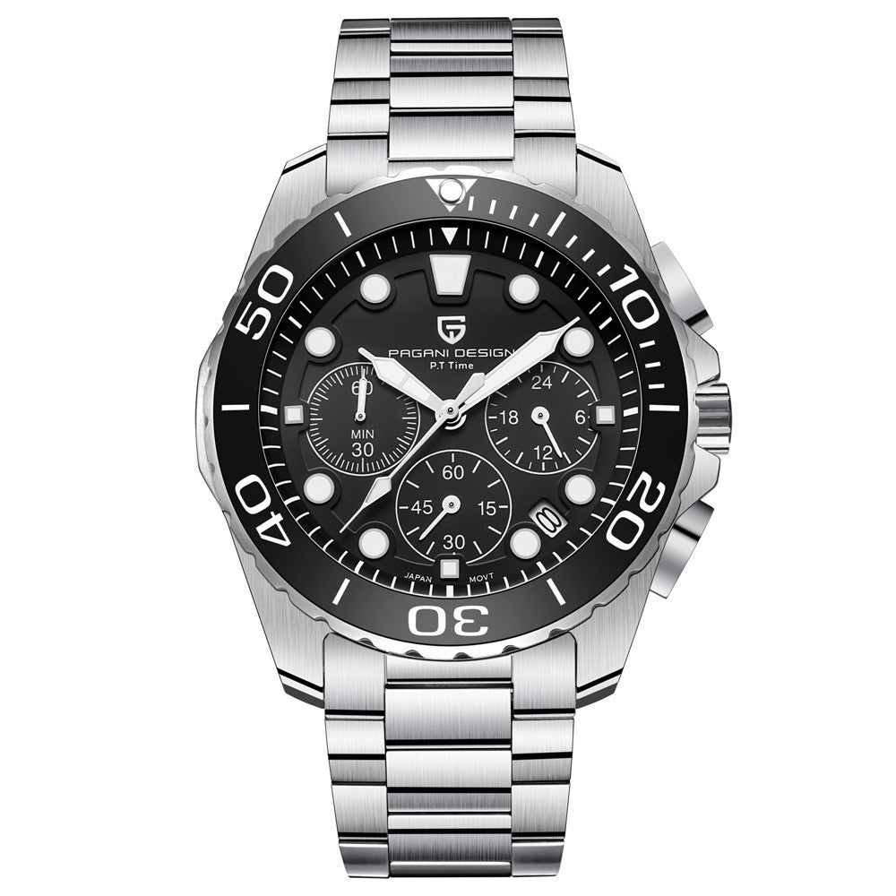 Quartz watch steel band are available here in all colours 