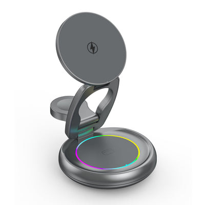 Metal 3 In 1 Wireless Rotatable Charger Bracket are available here